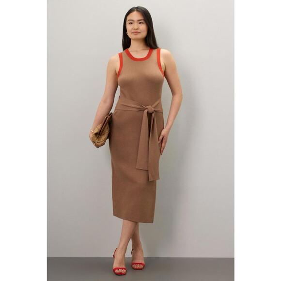 TOCCIN X RTR Colorblocked Midi Dress Size M